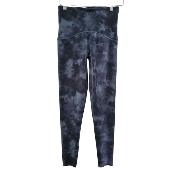 Spanx Booty blue camo booty boost legging size Medium stretch slimming shaping - Picture 1 of 4